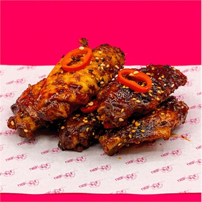 Dragon Fire Chicken Wings